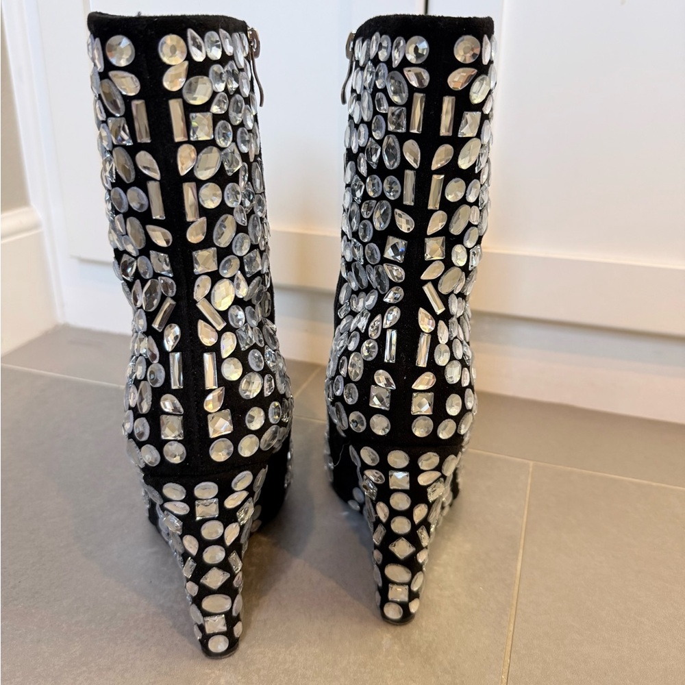 London Rag Rhinestone Booties - Picture 5 of 6